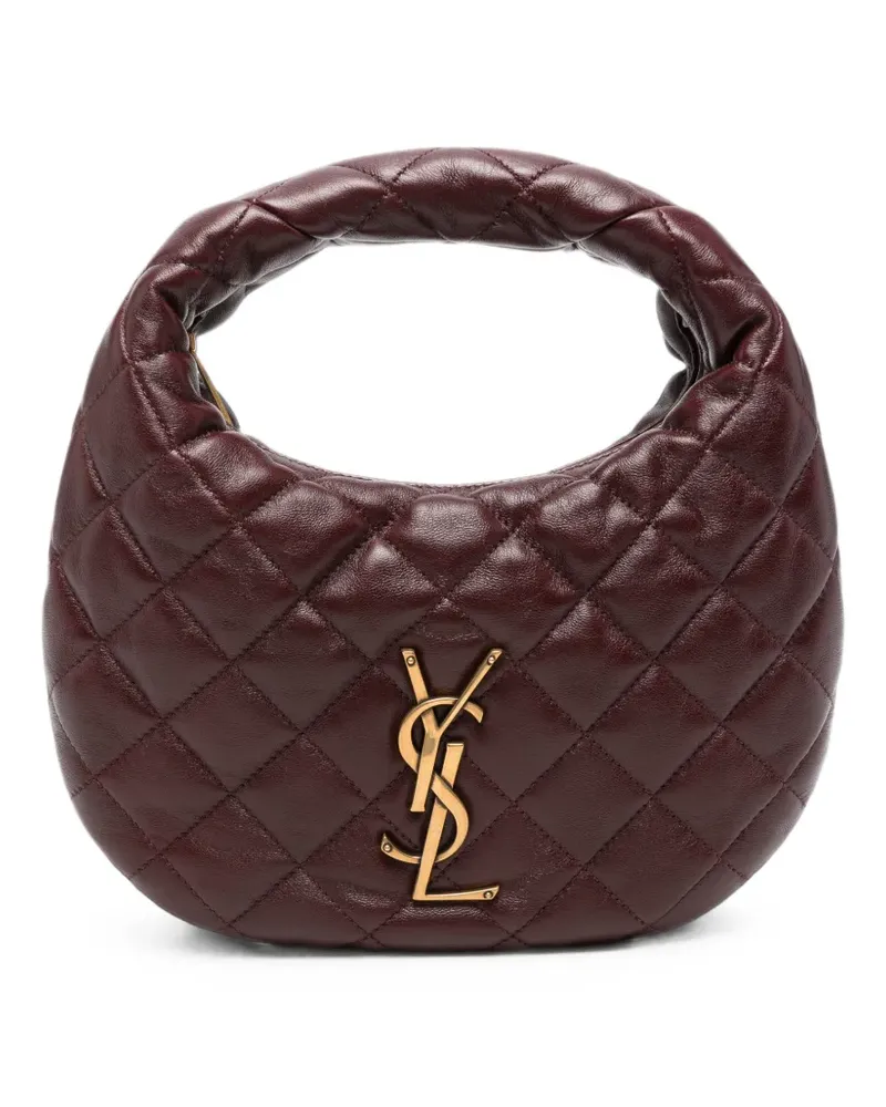 Saint Laurent Gesteppte Icarino Tasche aus Nappaleder - Rot Rot