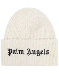 Palm Angels Beanie mit Logo-Stickerei Weiß