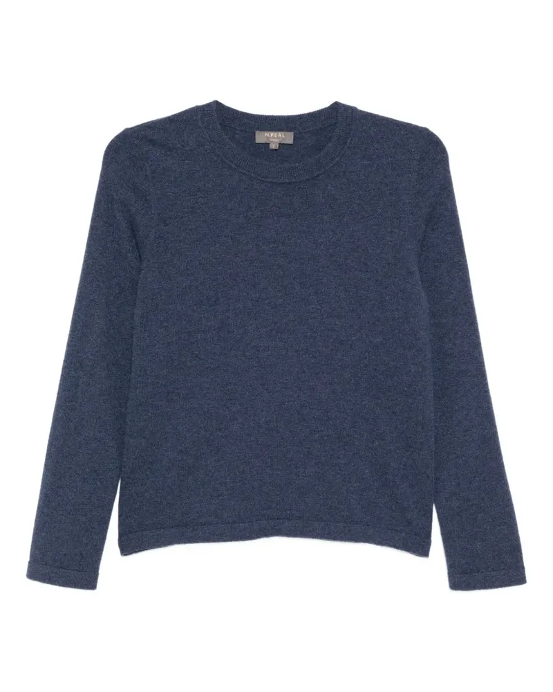 N.Peal Hallie Pullover - Blau Blau