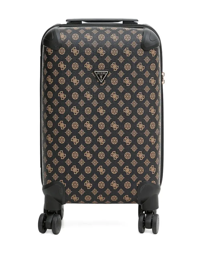Guess Wilder 4G Reisetasche mit Monogrammmuster - Schwarz Schwarz