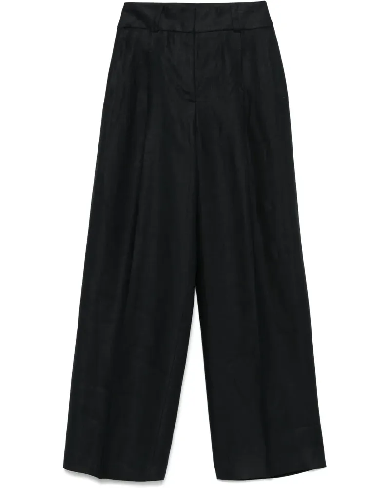 Peserico Palazzohose aus Leinen - Blau Blau