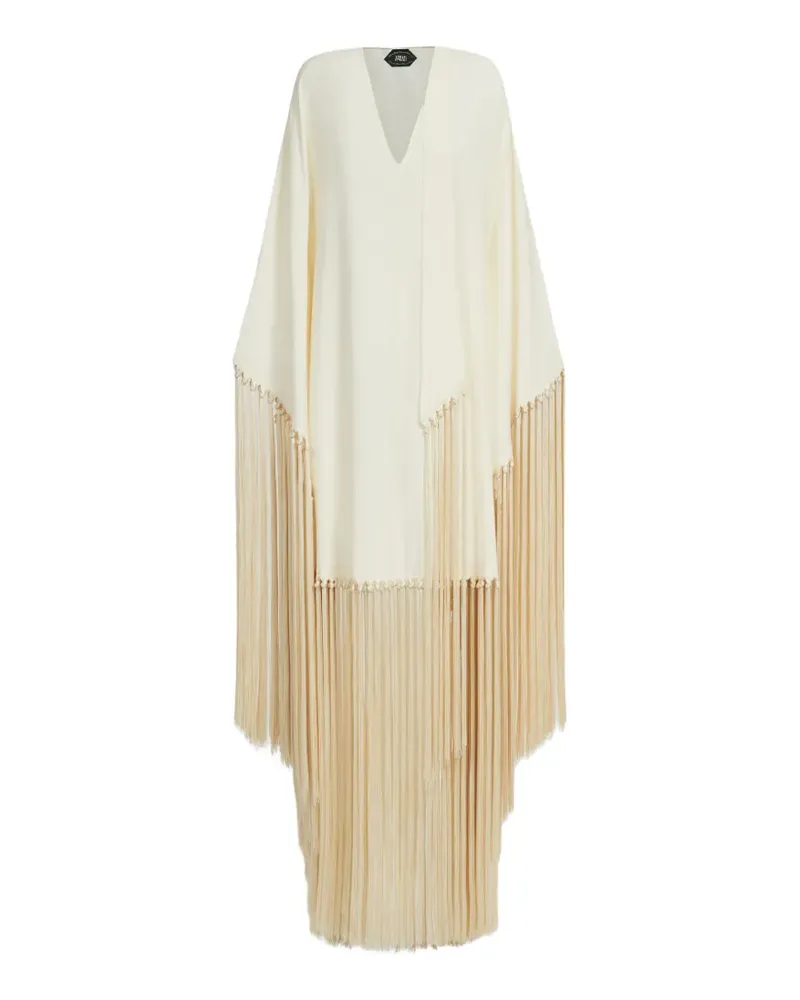 Taller Marmo Elsie Midikleid mit Fransen - Nude Nude