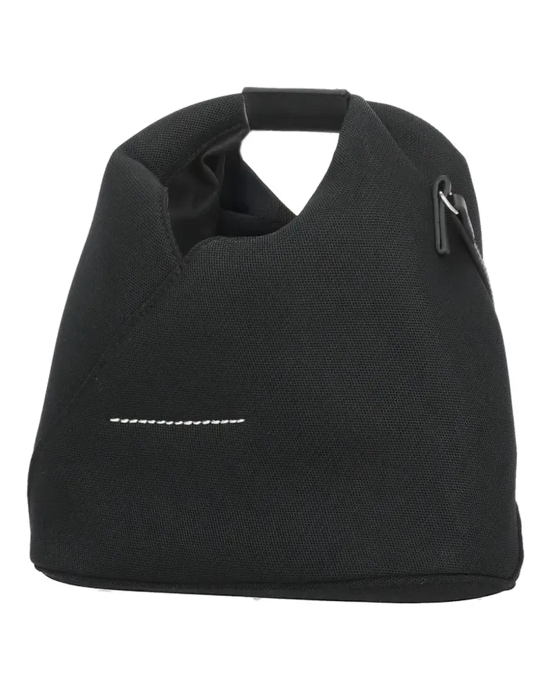 Maison Margiela contrast stitching tote bag - Schwarz Schwarz