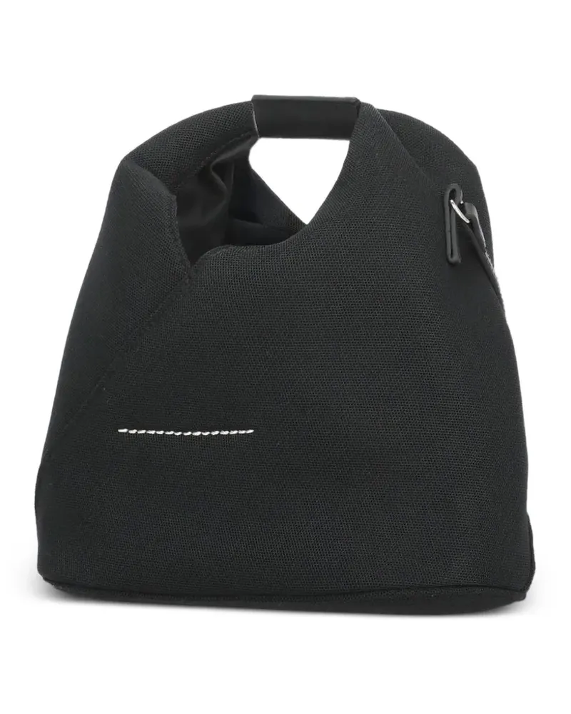 Maison Margiela contrast stitching tote bag - Schwarz Schwarz