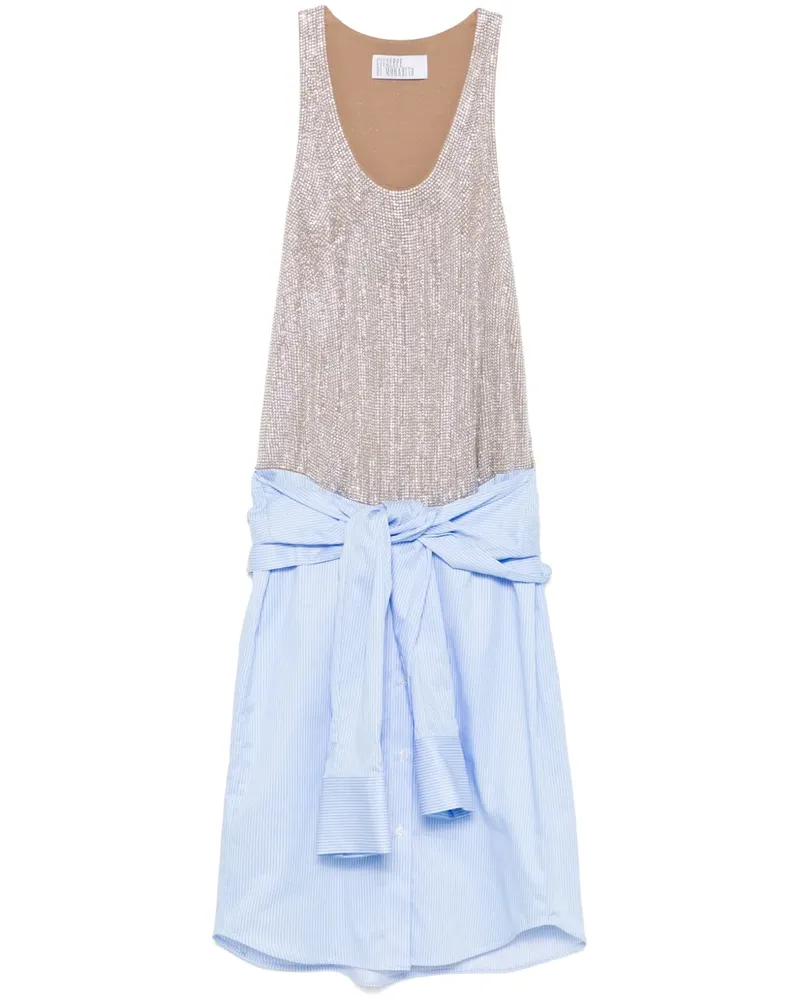 Giuseppe di Morabito Minikleid mit Strass - Blau Blau