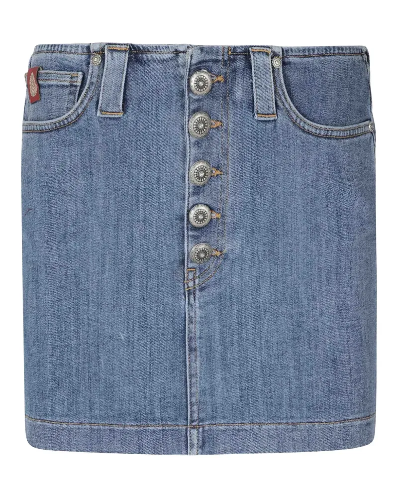 Dondup Jeansrock mit Knopfverschluss - Blau Blau