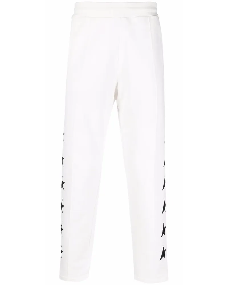 Golden Goose Jogginghose mit Stern-Print - Weiß Weiß
