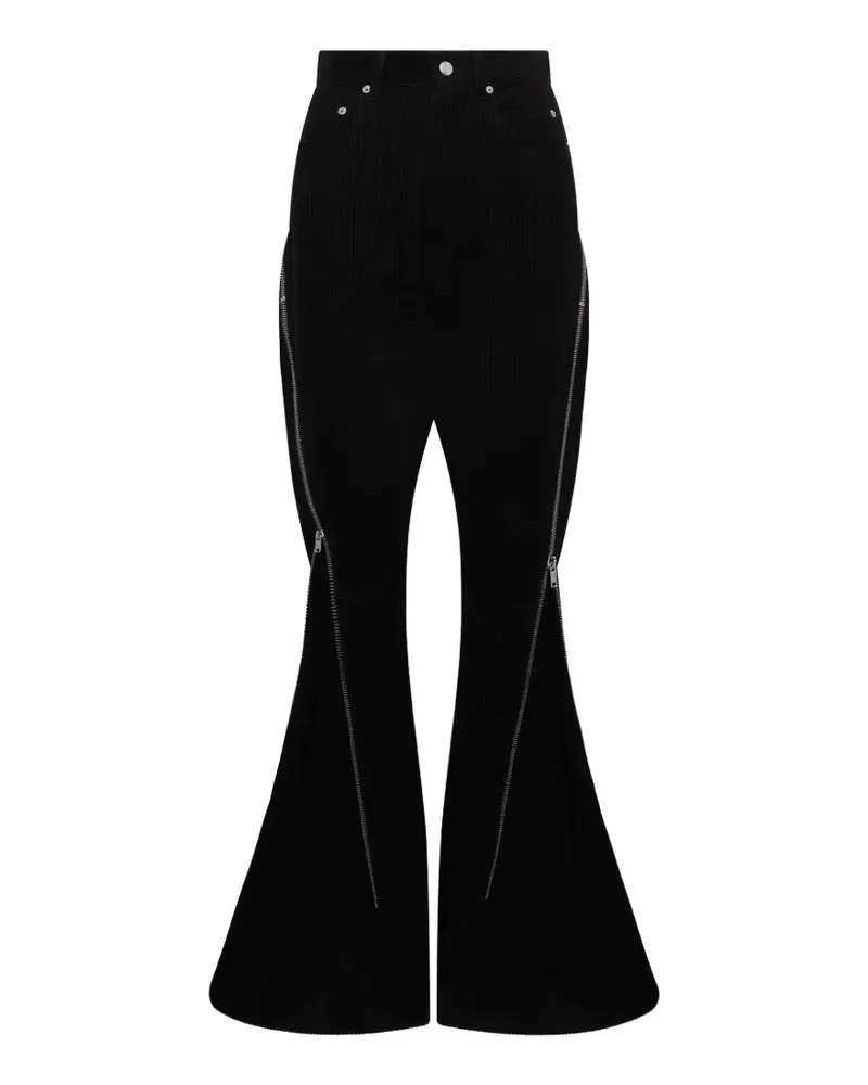 Rick Owens Bolan Banana zip-detail jeans - Schwarz Schwarz