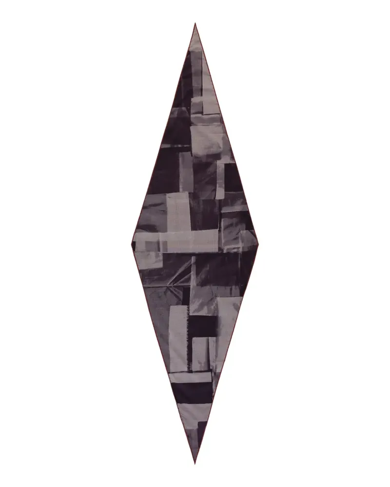 Ermenegildo Zegna diamond-shaped scarf - Schwarz Schwarz
