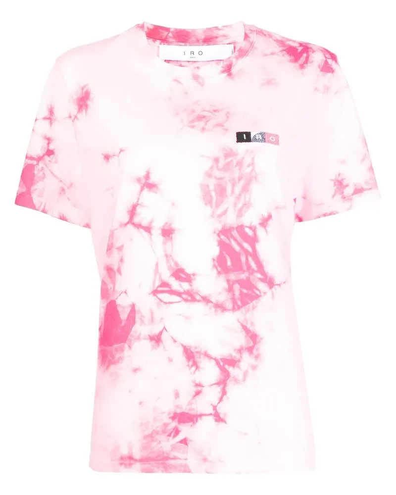 IRO T-Shirt mit Batikmuster - Rosa Rosa