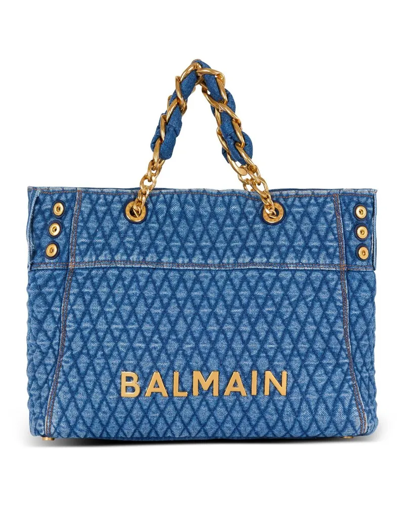 Balmain 1945 Jeans-Handtasche - Blau Blau