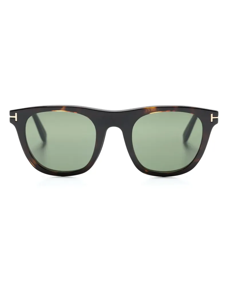 Tom Ford Brille in Schildpattoptik mit austauschbarem Gestell - Braun Braun