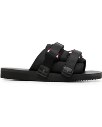 Moncler Sandalen mit Klettverschluss Schwarz