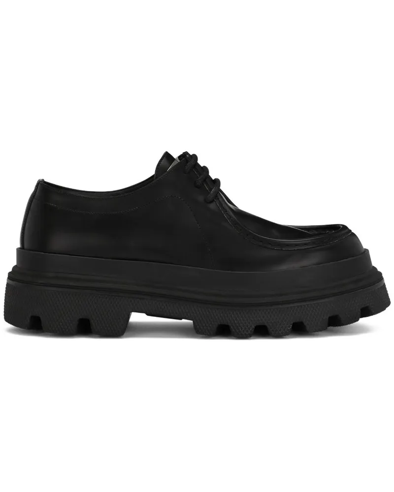 Dolce & Gabbana Klassische Derby-Schuhe - Schwarz Schwarz