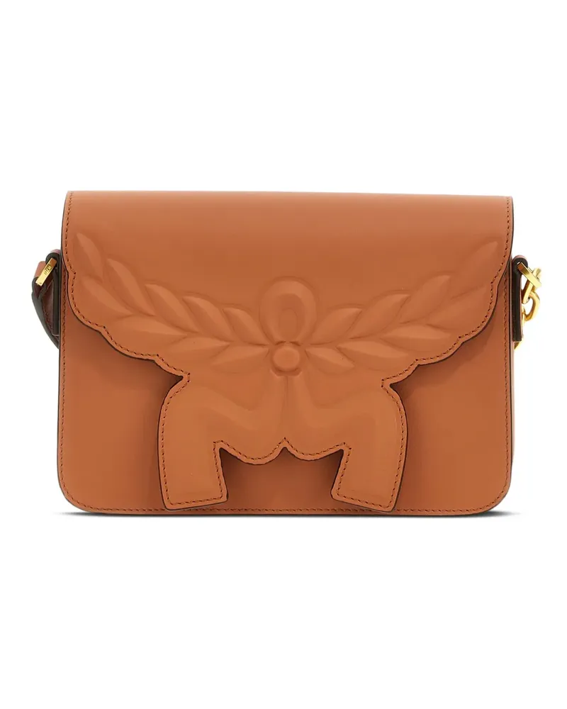 MCM Kleine Himmel Laurel Umhängetasche - Braun Braun