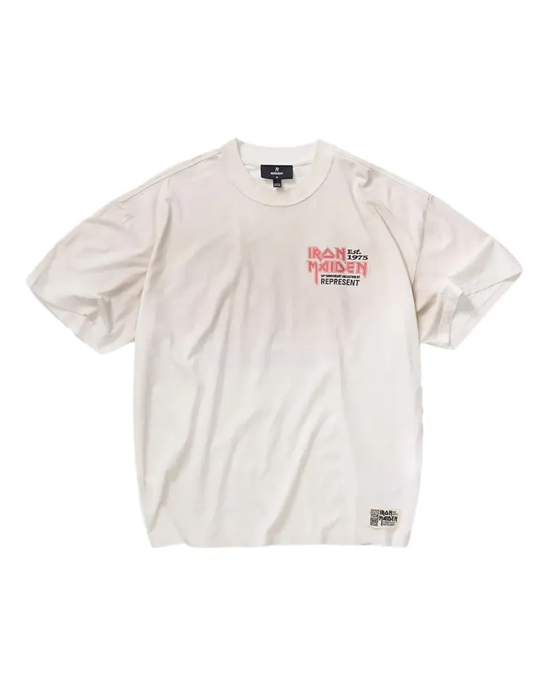 REPRESENT x Iron Maiden Anniversary T-Shirt - Weiß Weiß