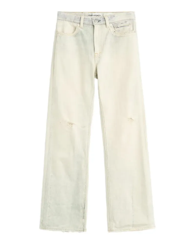 Our Legacy Jeans im Distressed-Look - Nude Nude