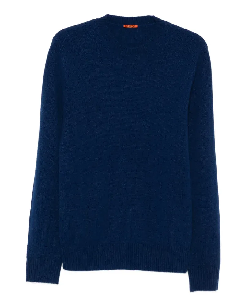 BARENA Pullover mit Rundhalsausschnitt - Blau Blau
