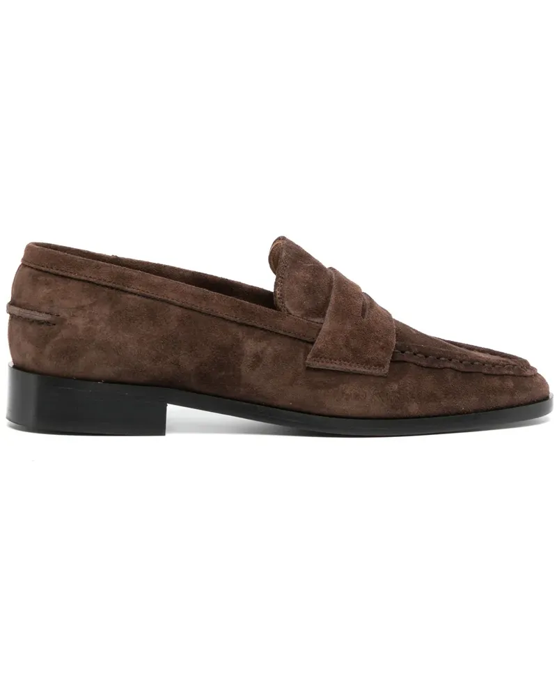 ATP Atelier Airola Walnut Loafer aus Wildleder - Braun Braun