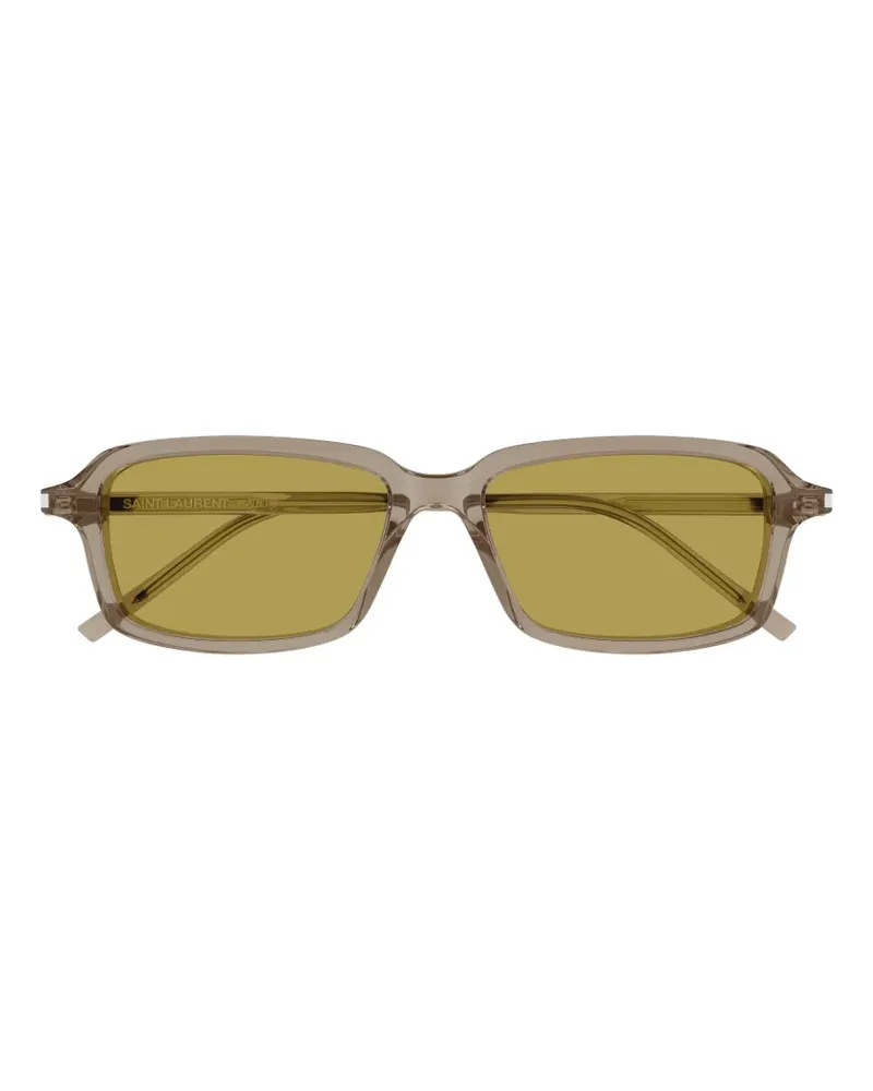 Saint Laurent SL 938 Sonnenbrille mit eckigem Gestell - Nude Nude
