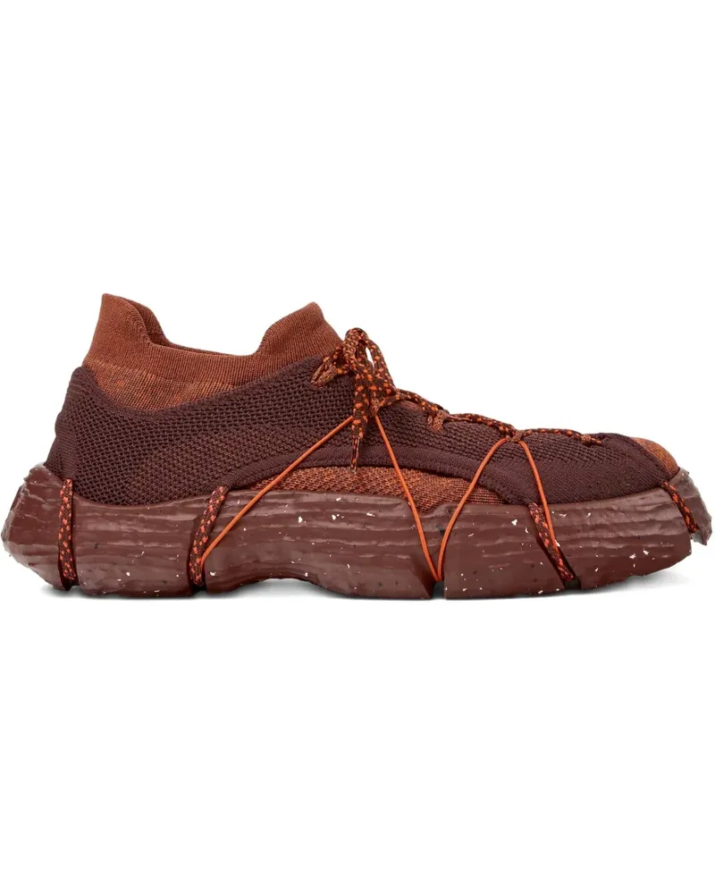 Camper Gestrickte Roku Sneakers - Rot Rot