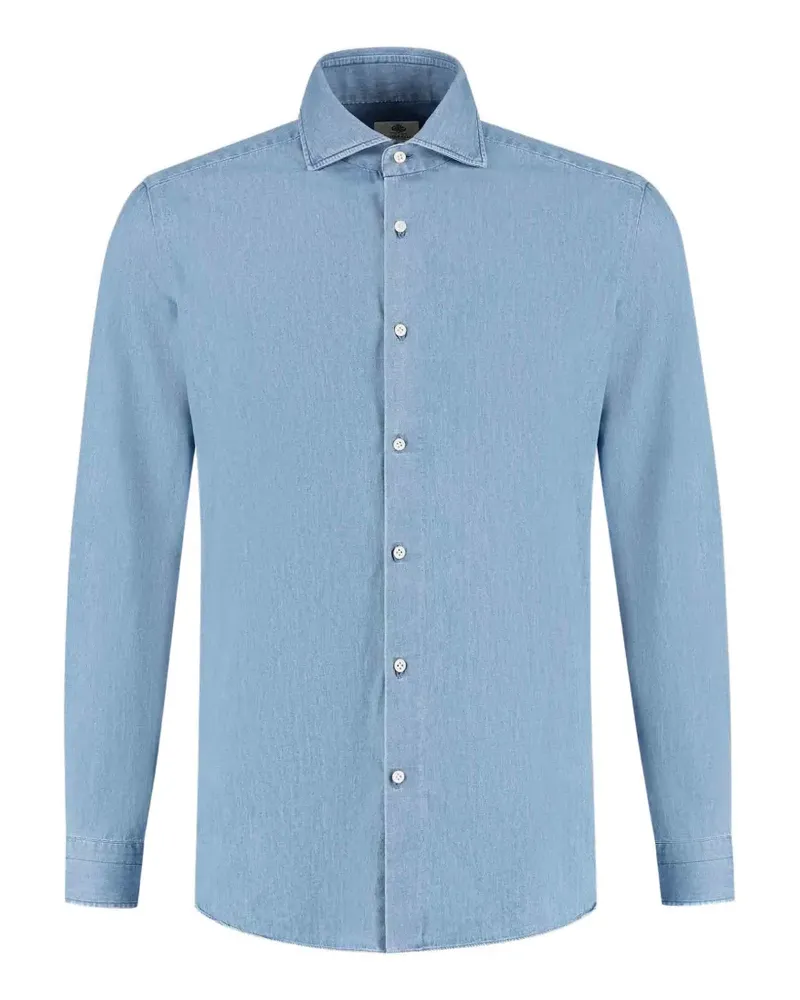 Luigi Borrelli button-down long-sleeved shirt - Blau Blau