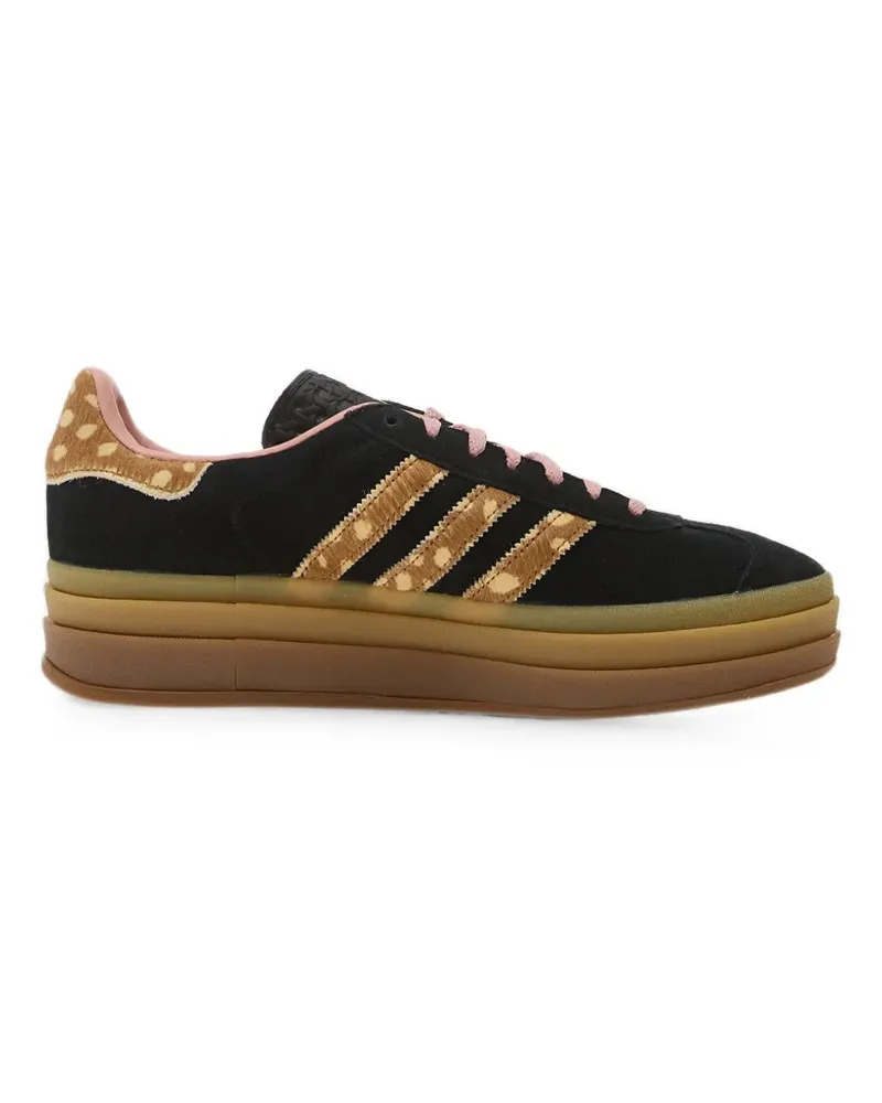 adidas Gazelle Sneakers mit Leopardenprint - Schwarz Schwarz