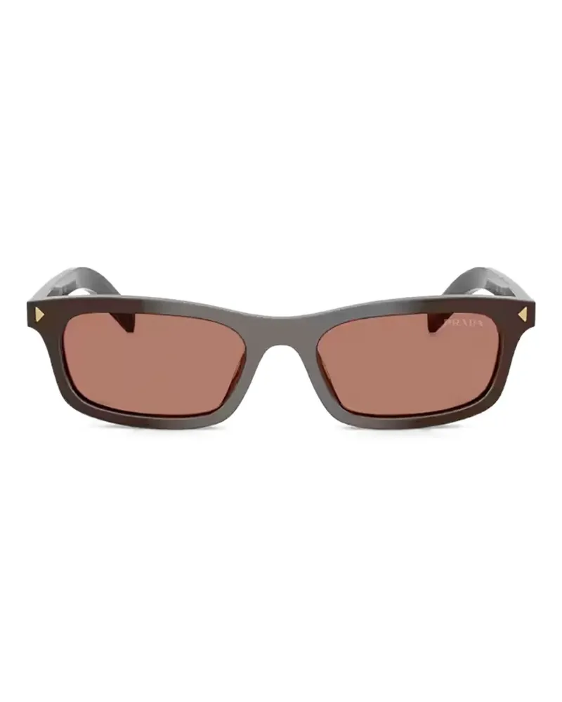 Prada rectangle-frame sunglasses - Braun Braun