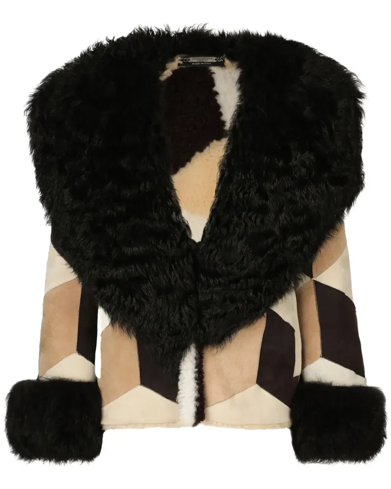 Dolce & Gabbana Hemd im Patchwork-Design - Nude Nude
