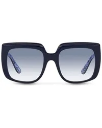 Dolce & Gabbana Sonnenbrille im Oversized-Look Blau