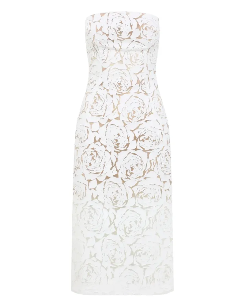 Ermanno Scervino Kleid mit Spitze - Weiß Weiß
