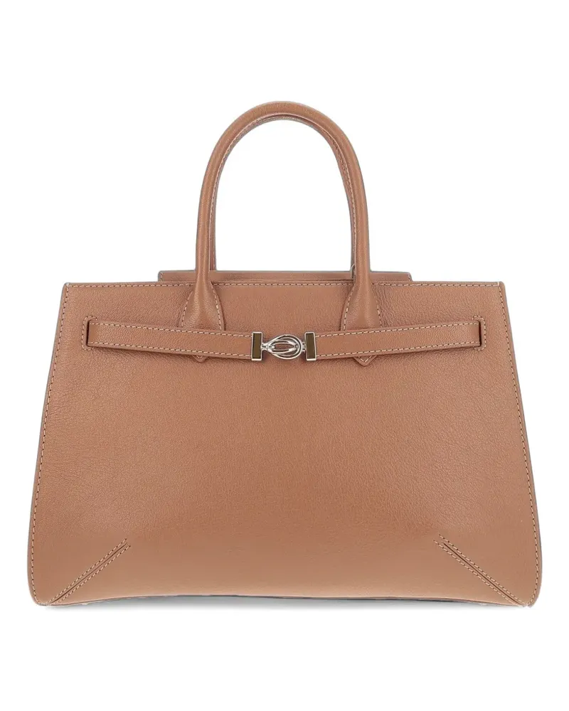 Tyler Ellis 34 Winnie Bond-clasp tote bag - Nude Nude