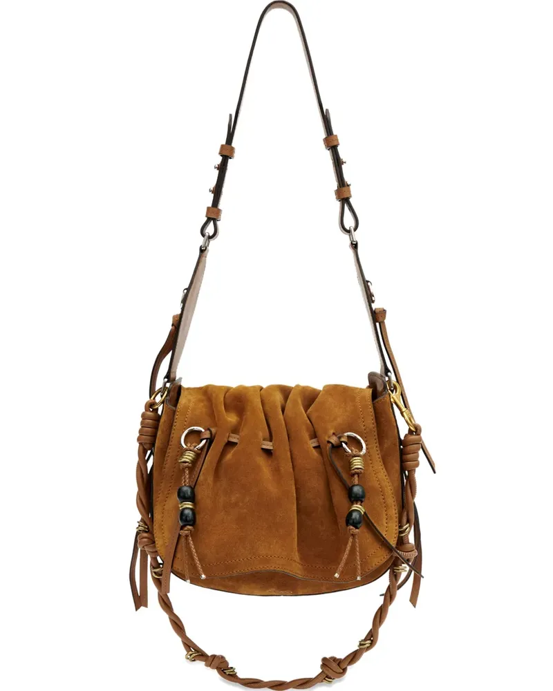 Isabel Marant Braided Bolton Schultertasche - Braun Braun