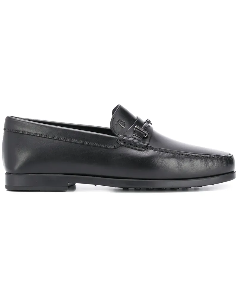 TOD'S Loafer mit Double T - Schwarz Schwarz