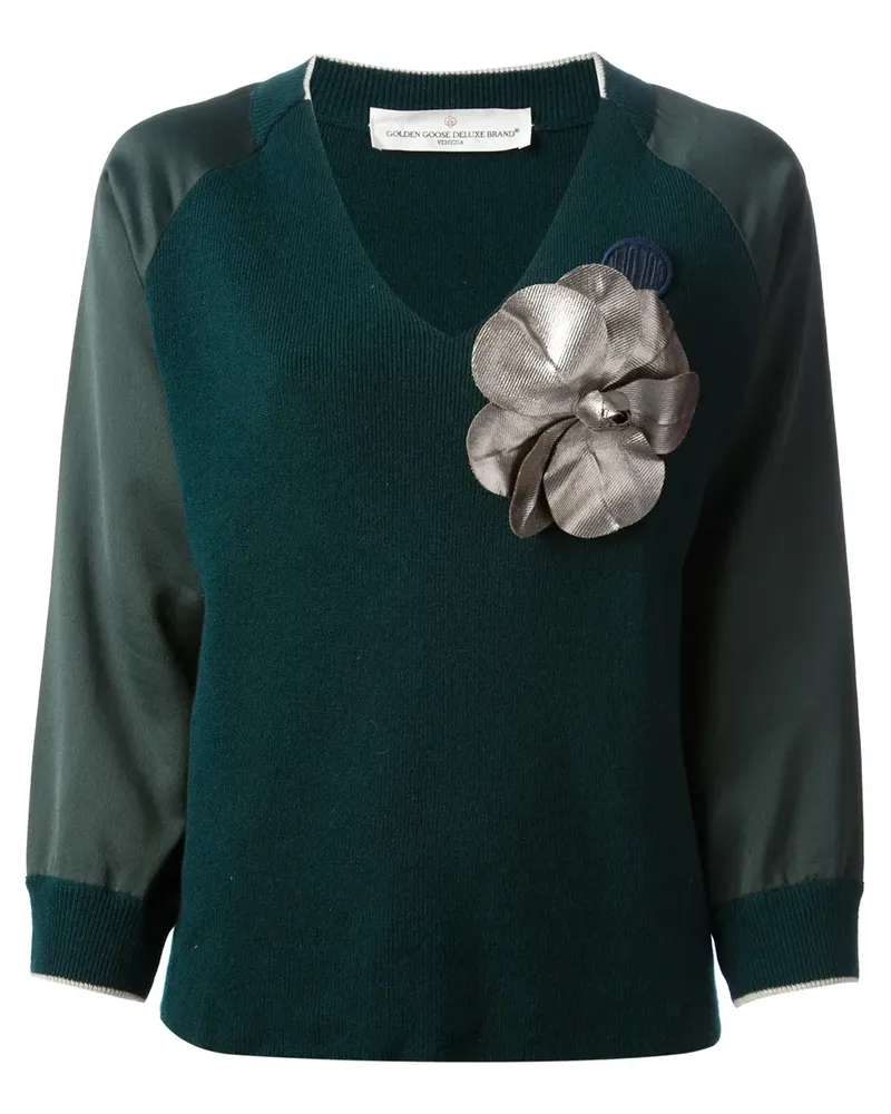 Golden Goose embellished pullover - Grün Grün