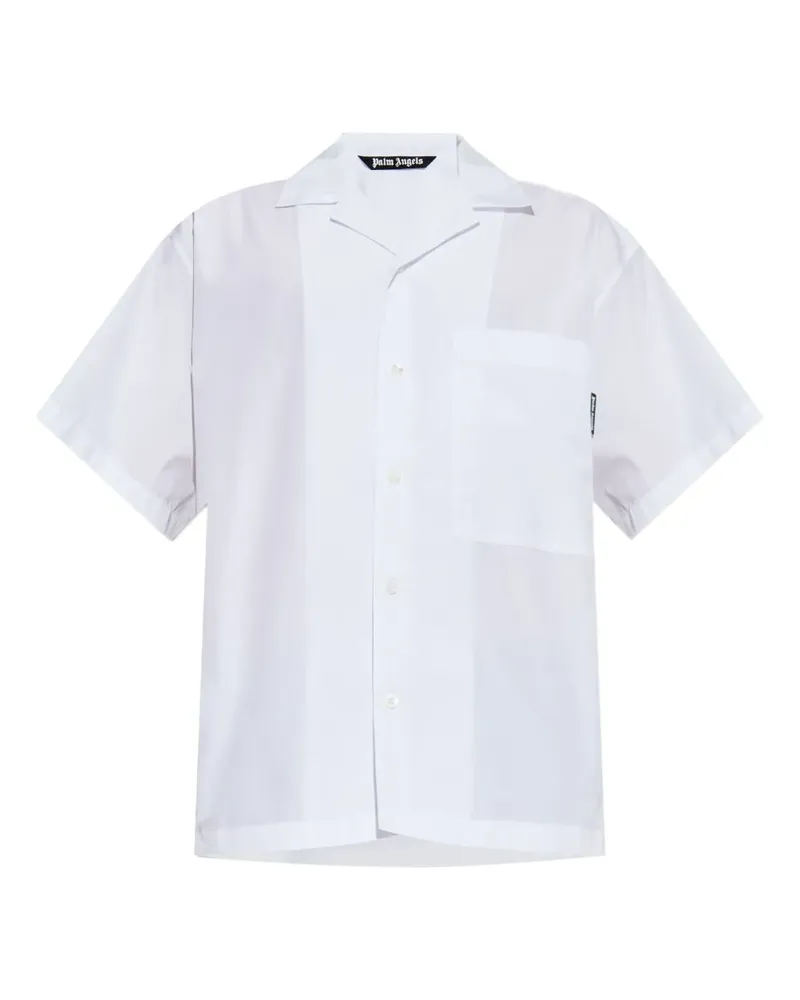 Palm Angels Pocket short-sleeve shirt - Weiß Weiß