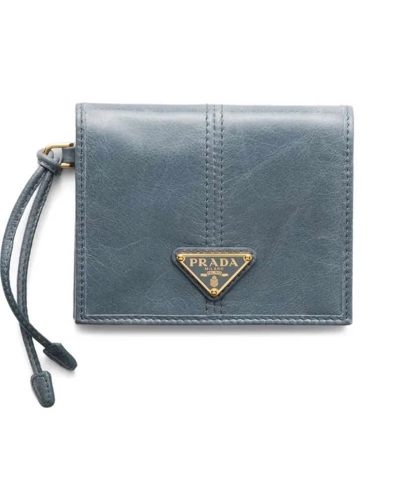 Prada Kleines Portemonnaie - Blau Blau