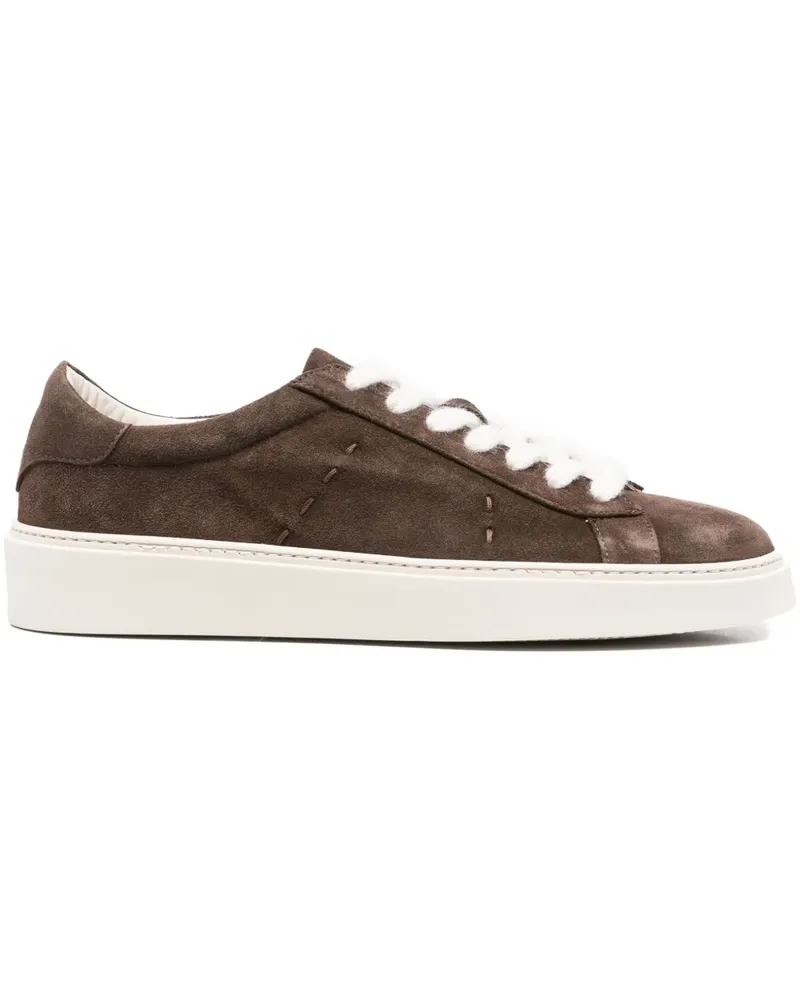 Eleventy Sneakers aus Wildleder - Braun Braun