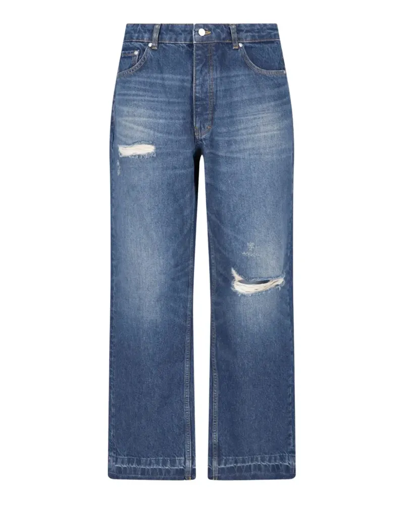 REPRESENT Heaton distressed whiskered jeans - Blau Blau