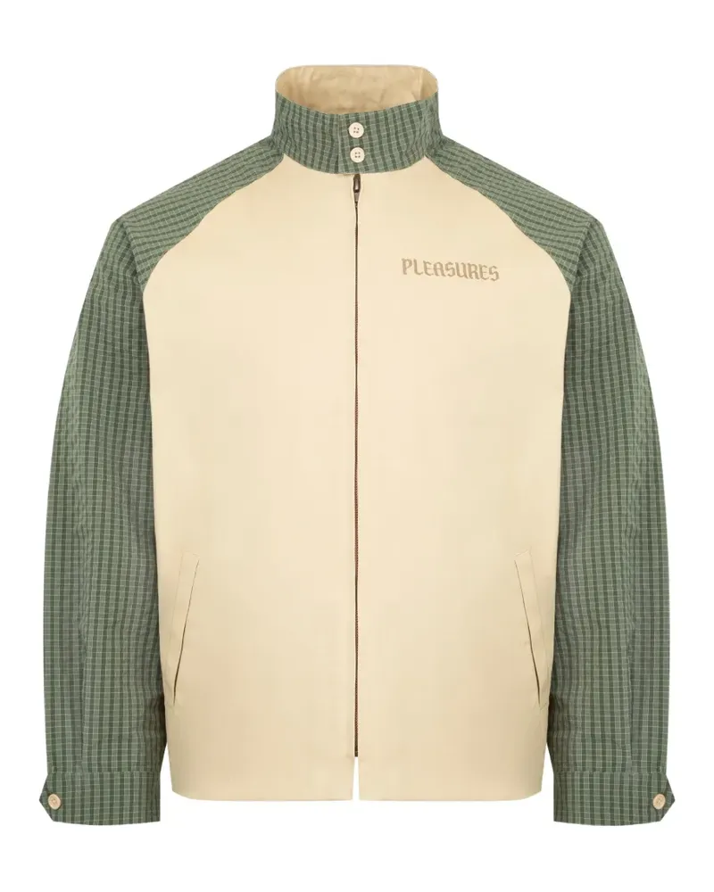 PLEASURES Town Harrington zip-fastening jacket - Nude Nude