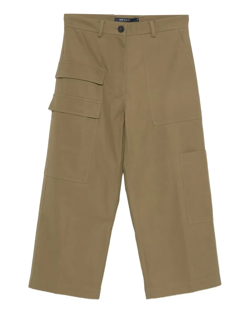 Sofie D'Hoore Cargohose mit mehreren Taschen - Grün Grün