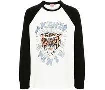 Raglan-T-Shirt mit Tiger-Print