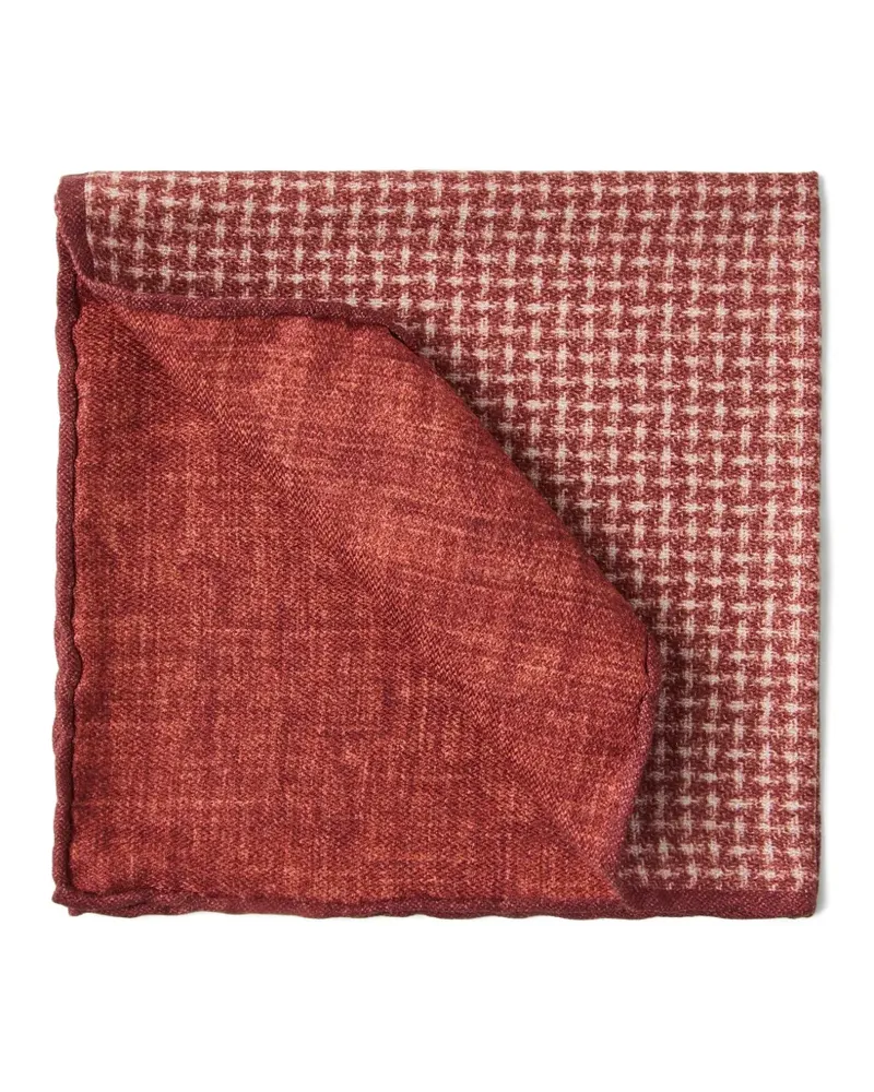 Brunello Cucinelli Einstecktuch aus Seide - Orange Orange
