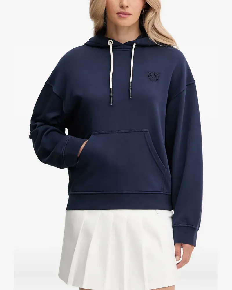 Pinko Melato Hoodie mit Logo-Detail - Blau Blau