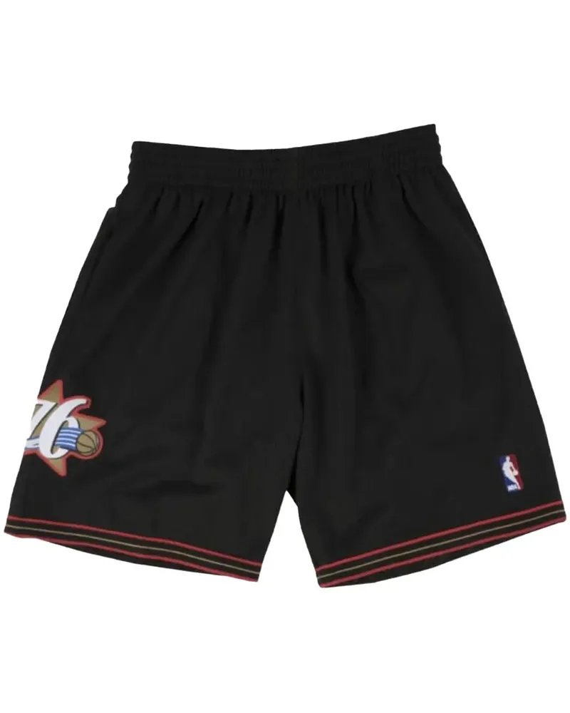 Mitchell & Ness NBA 2000-01 Philadelphia 76ers Swingman Shorts - Schwarz Schwarz