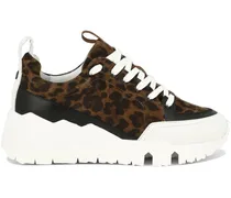 Street Life Sneakers mit Leoparden-Print