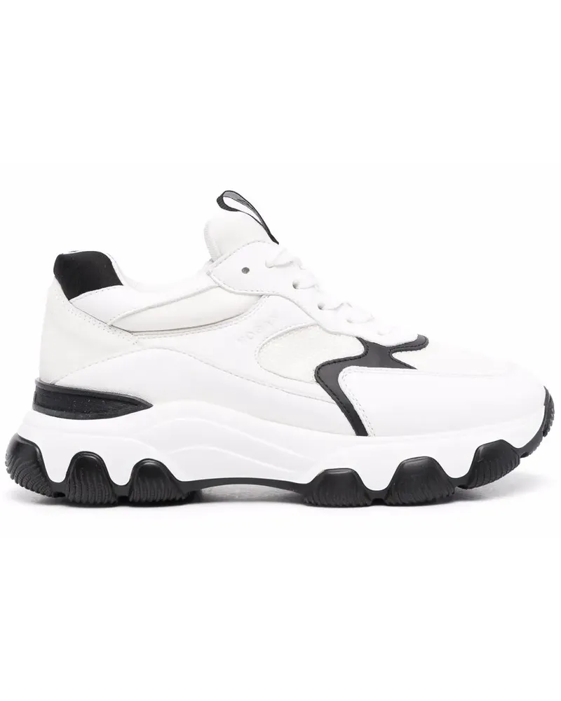 Hogan Sneakers mit Schnürung - Weiß Weiß