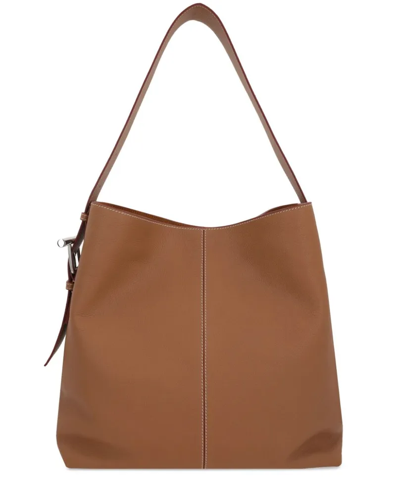 Alexander McQueen T-Bar Sling Schultertasche - Braun Braun