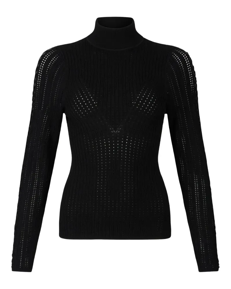 Liu Jo Pullover mit Stehkragen - Schwarz Schwarz