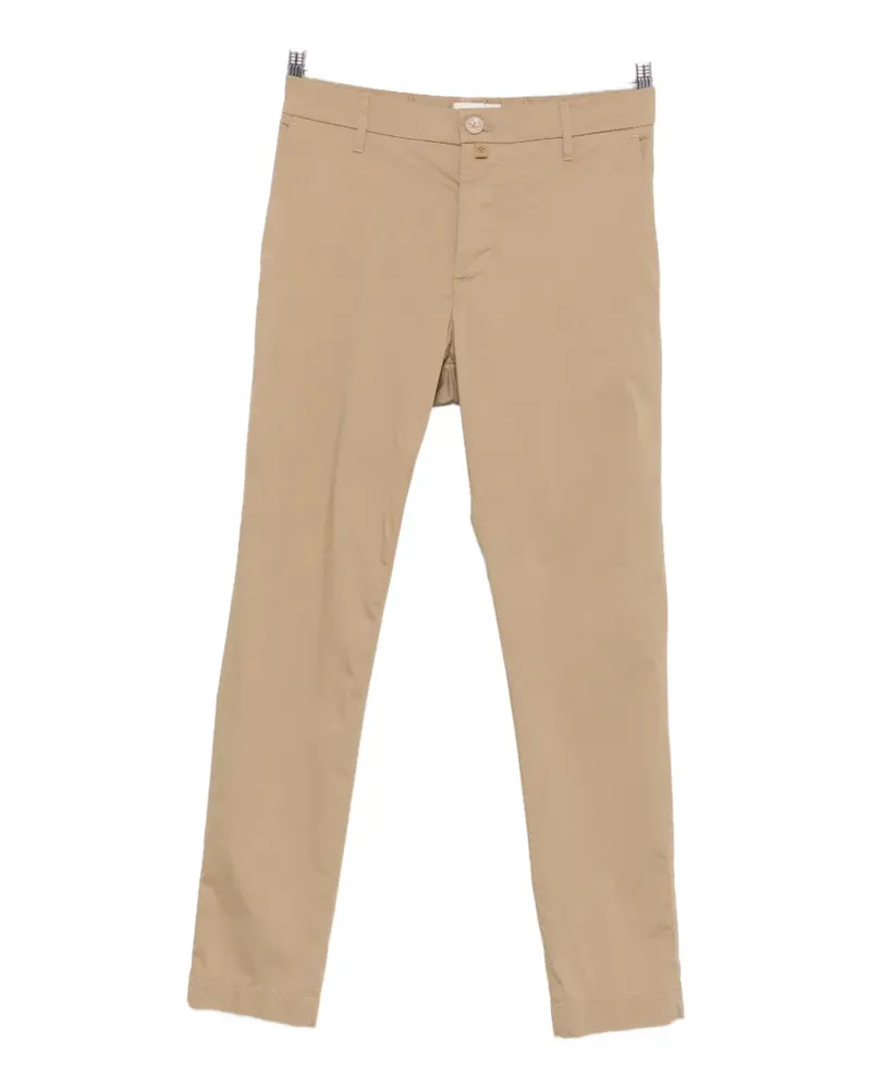 Jacob Cohën logo-patch trousers - Nude Nude